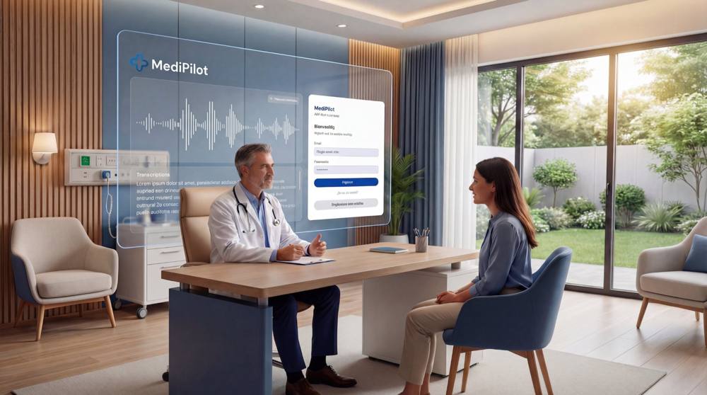 Médico conversando con una paciente en una consulta